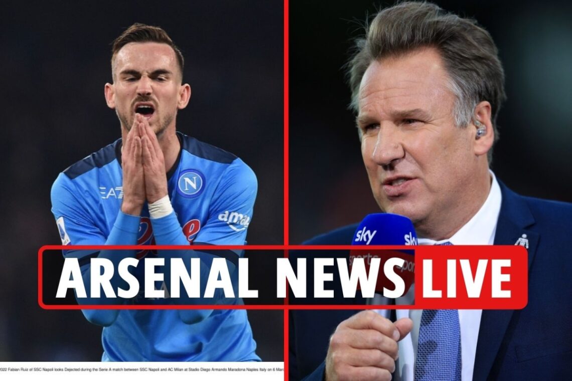 Arsenal news LIVE: Paul Merson’s Odegaard u-turn, Fabian Ruiz ENCOURAGEMENT, Rashford linked