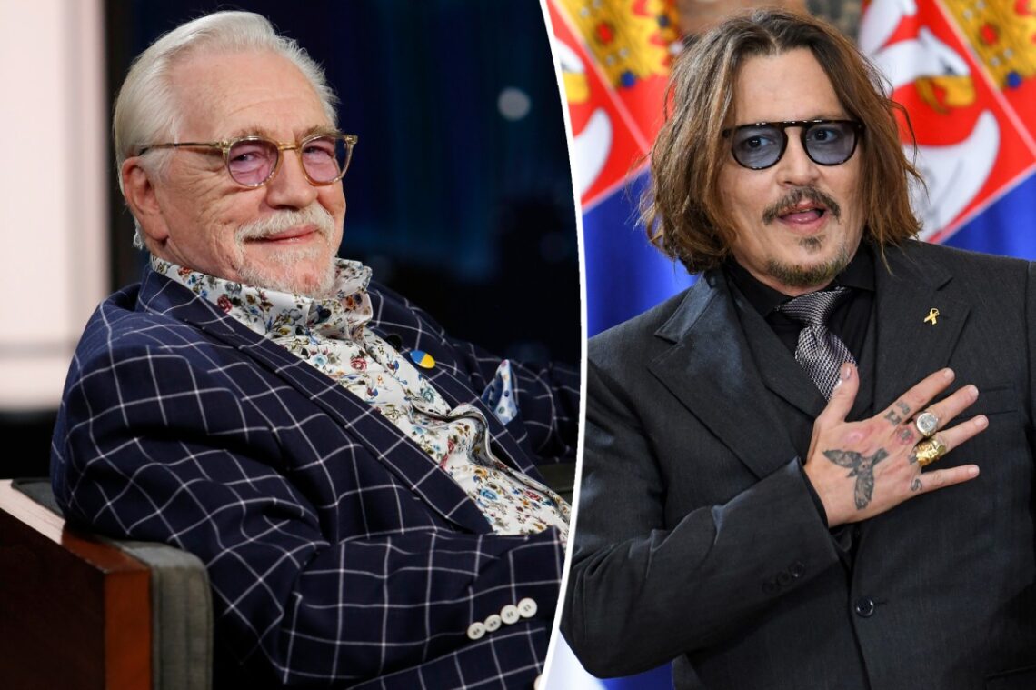 Brian Cox ‘sort of’ regrets calling Johnny Depp ‘overrated’ in his book