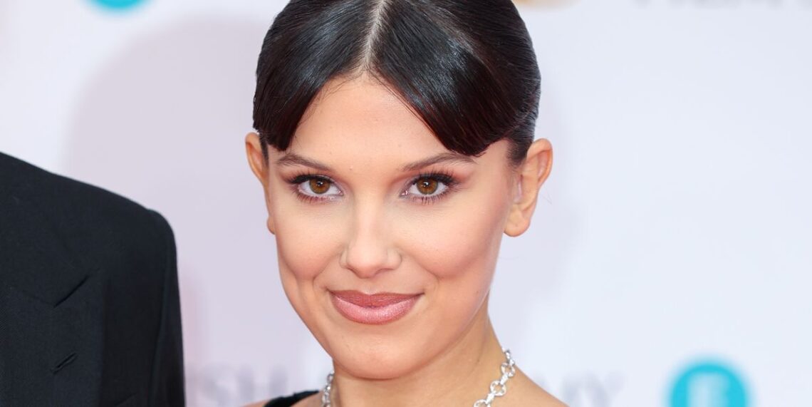 Photos: Millie Bobby Brown Attended Her First BAFTAs and Wore a Lace Bandeau