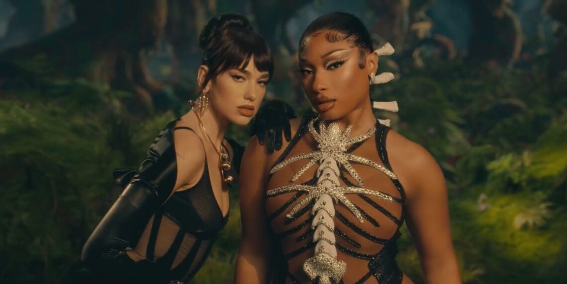 Dua Lipa and Megan Thee Stallion “Sweetest Pie” Music Video Outfits