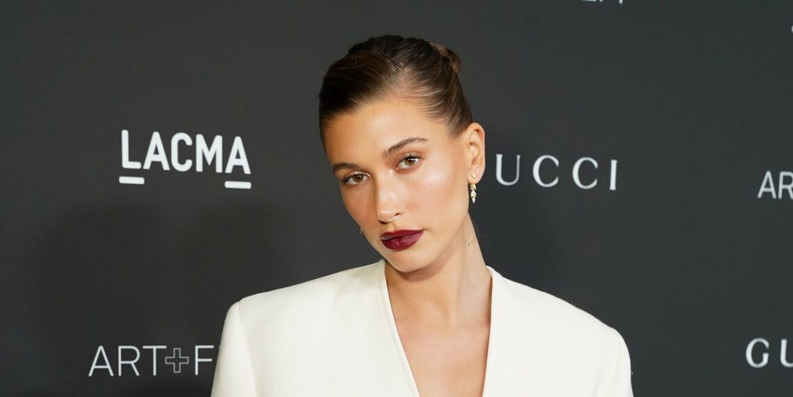 How to Shop Hailey Bieber’s Green Sports Bra and Biker Shorts Set