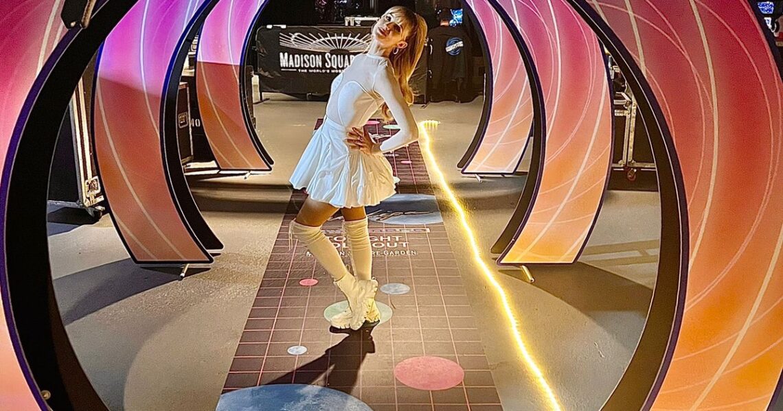 Behind the Scenes With Angèle (and Dua Lipa) at Madison Square Garden