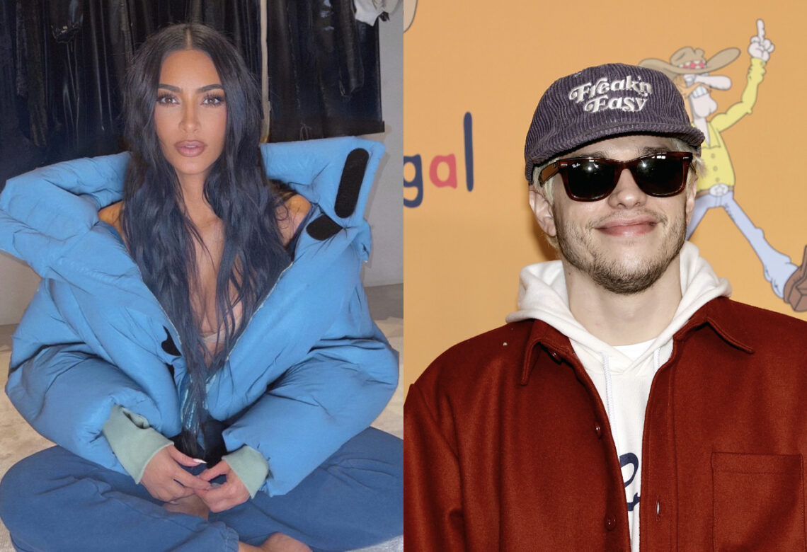 Kim Kardashian Dishes On Finding Happiness In Her 40s & Confirms Pete Davidson Got Her Name “Branded” On His Chest!
