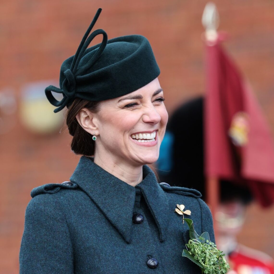 Kate Middleton Is Glowing in Green Coat for St. Patrick’s Day