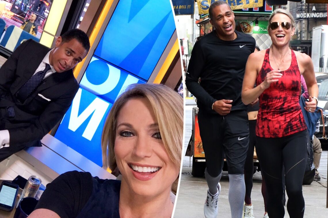 How ‘GMA’ stars Amy Robach and TJ Holmes trained for a half-marathon