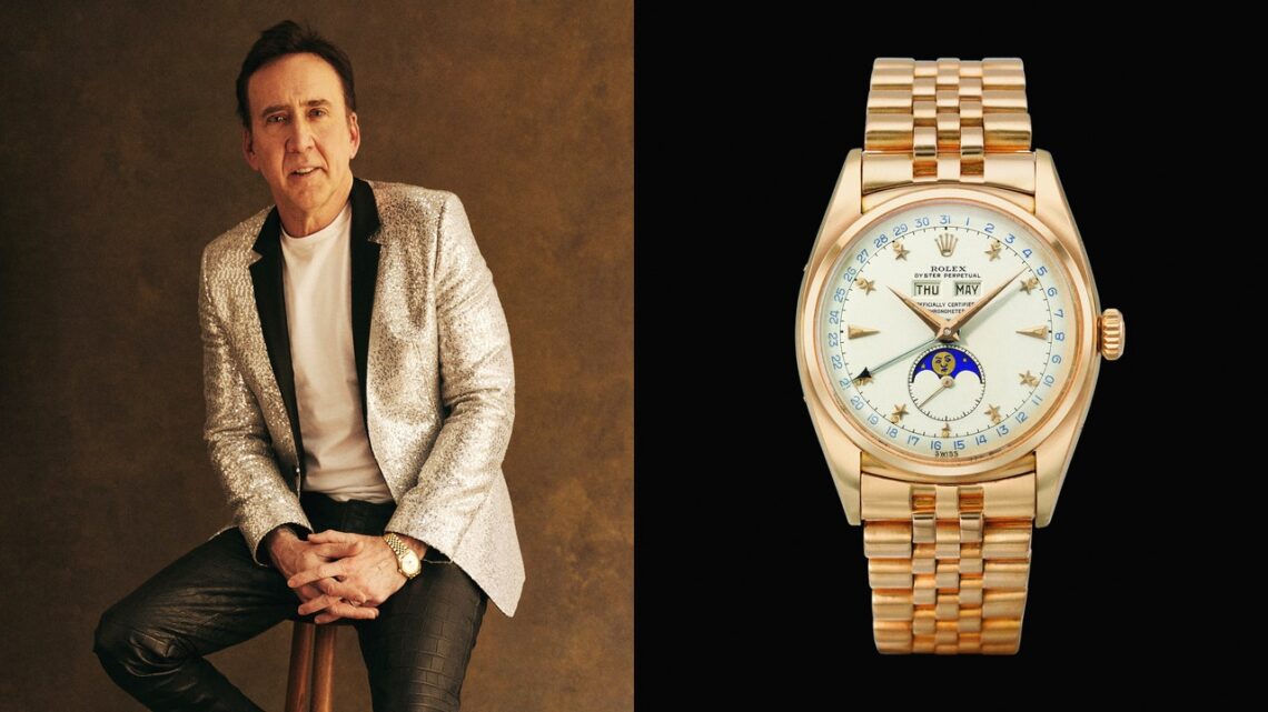 Nicolas Cage Wears His Very Rare Holy Grail Rolex