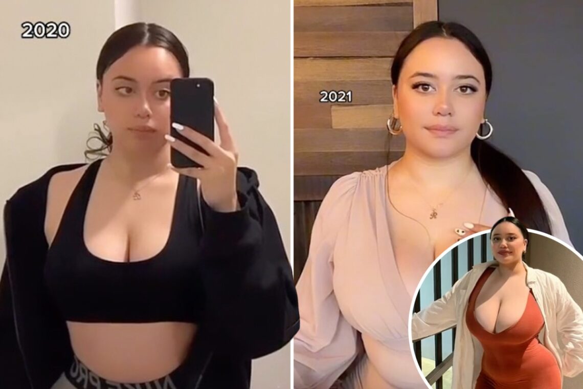 I have massive boobs thanks to being on the pill – it made them triple in size and people fat-shame me