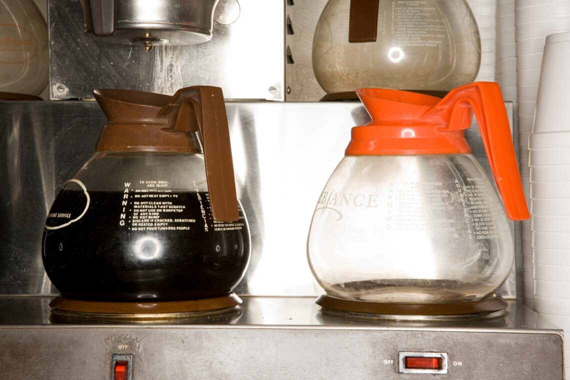 Why decaf coffee pots are ALWAYS orange – the secret behind them is almost 100 years old