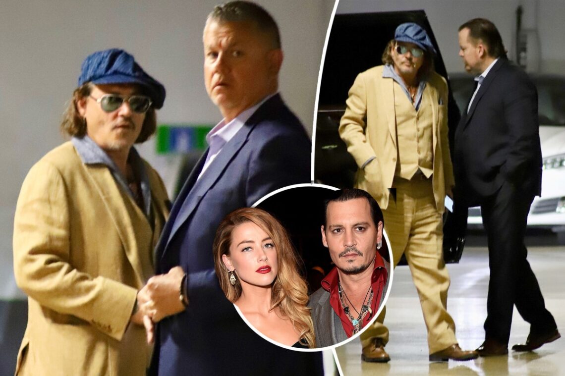 Johnny Depp meets with legal team ahead of televised court battle with Amber Heard