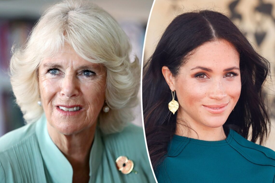 Camilla Parker Bowles takes over Meghan Markle’s role with the National Theater