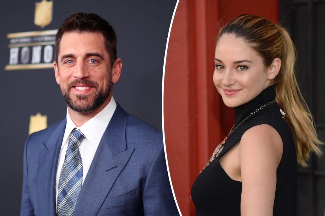 Aaron Rodgers, Shailene Woodley spotted together again at California winery