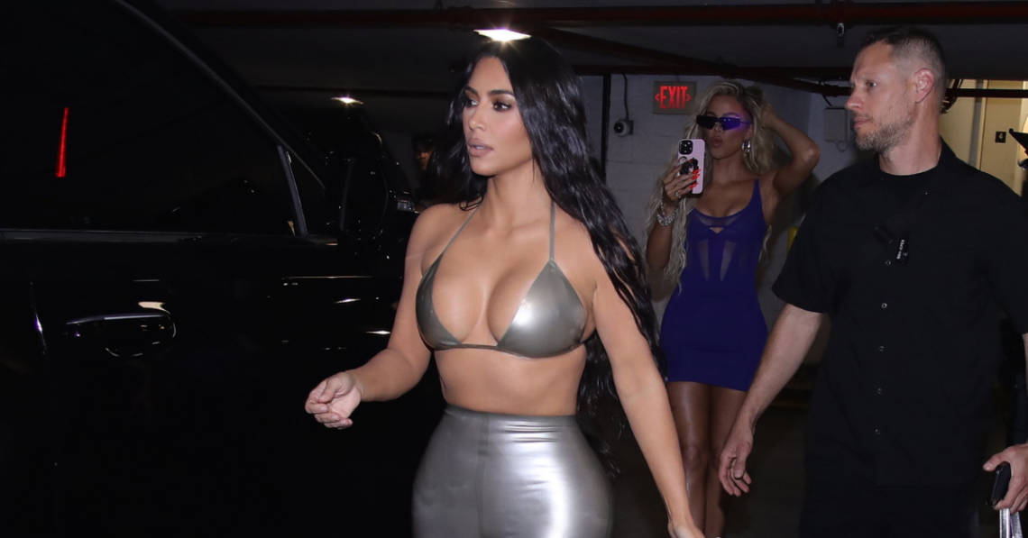 Kim Kardashian NEARLY Slips Out Of Itsy Bitsy Bikini While Arriving To SKIMS Pop-Up Shop