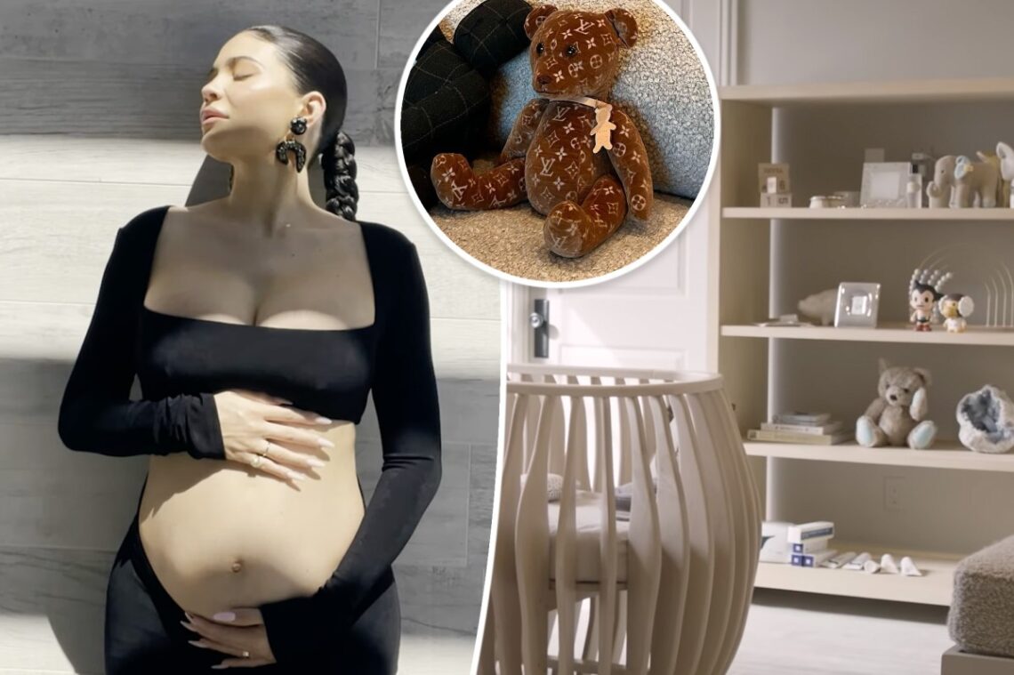 Kylie Jenner’s son’s nursery has a $9K teddy bear, designer sneakers