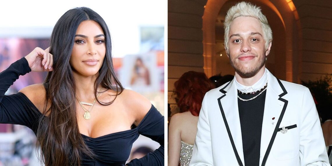 Kim Kardashian and Pete Davidson Were Photographed Kissing in Car