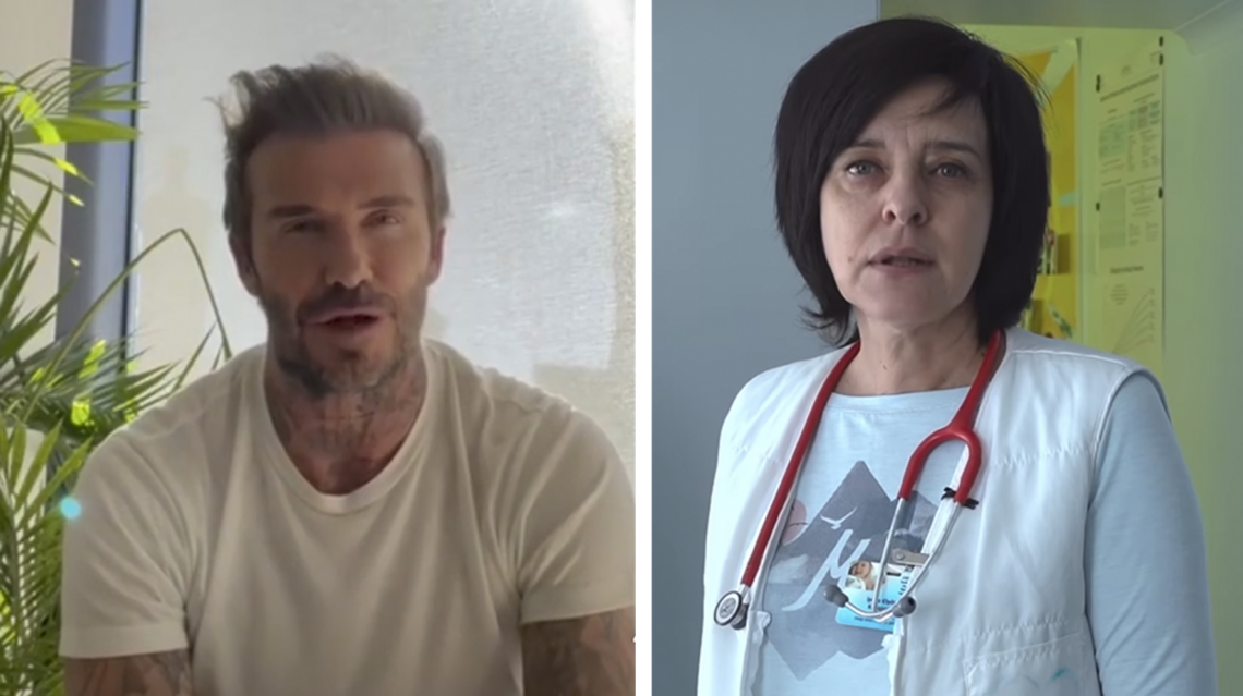 David Beckham Hands Over His 71 Million Instagram Fans To Ukraine Doc Caring For Babies David Beckham Hands Over His 71 Million Instagram Fans To Ukraine Doc Caring For Babies