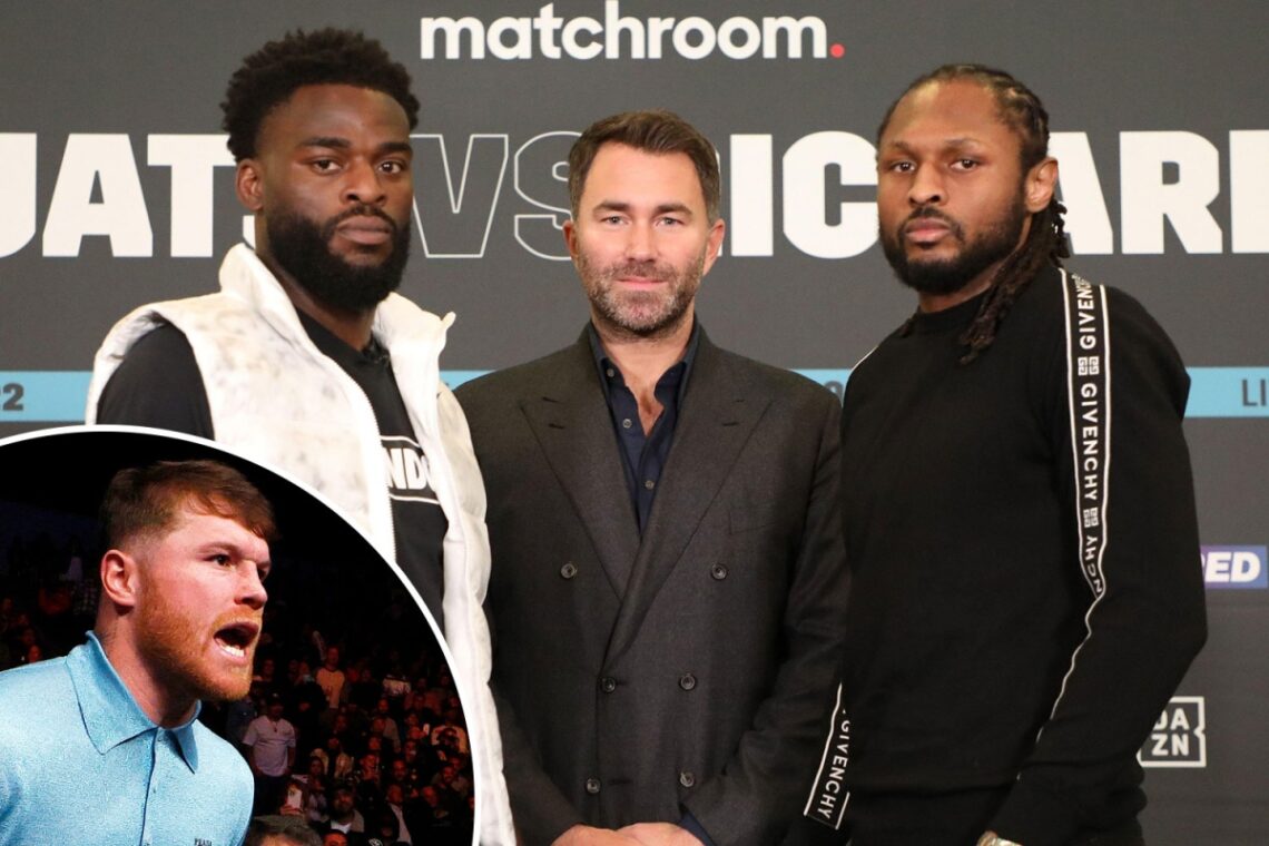 Canelo Alvarez could make UK debut in December against winner of Joshua Buatsi vs Craig Richards, reveals Eddie Hearn