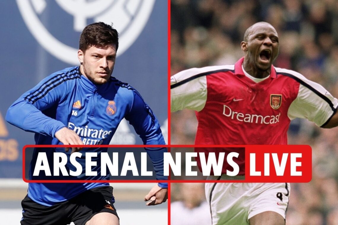 Arsenal news LIVE: Vieira heading to Premier League hall of fame, Jovic talks, Saka to quadruple wages