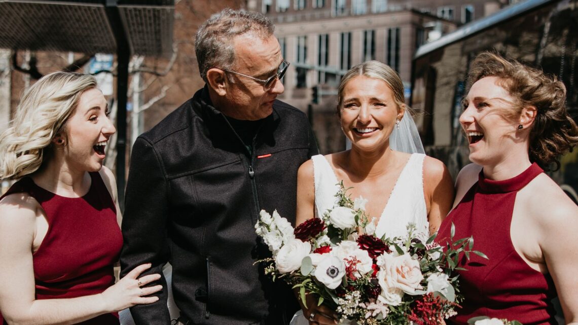Tom Hanks Crashes Wedding Shoot: He Was Like, ‘Hey! I’m Tom Hanks’