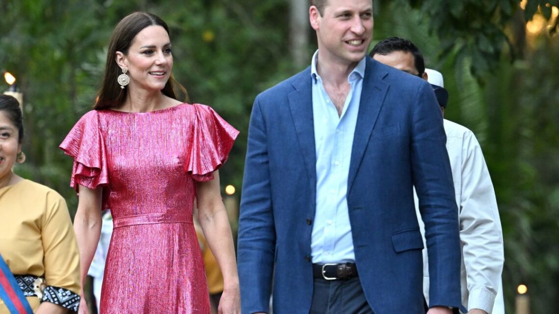 Kate Middleton’s Pink Lamé Ball Gown in Belize Is the Stuff of Dreams