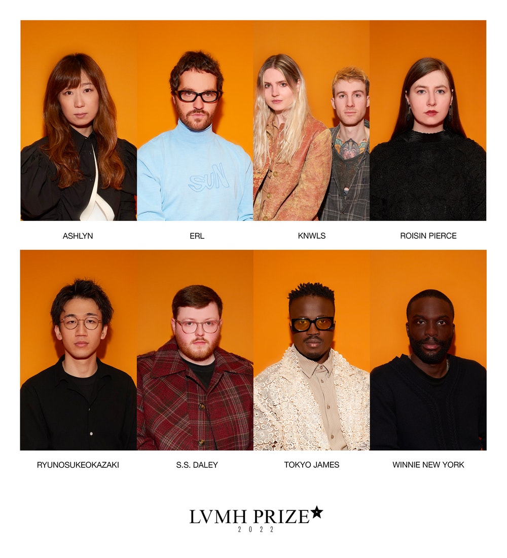 Meet the 2022 LVMH Prize Finalists — Fashion Design Award ERL S.S. Daley Knwls Tokyo James