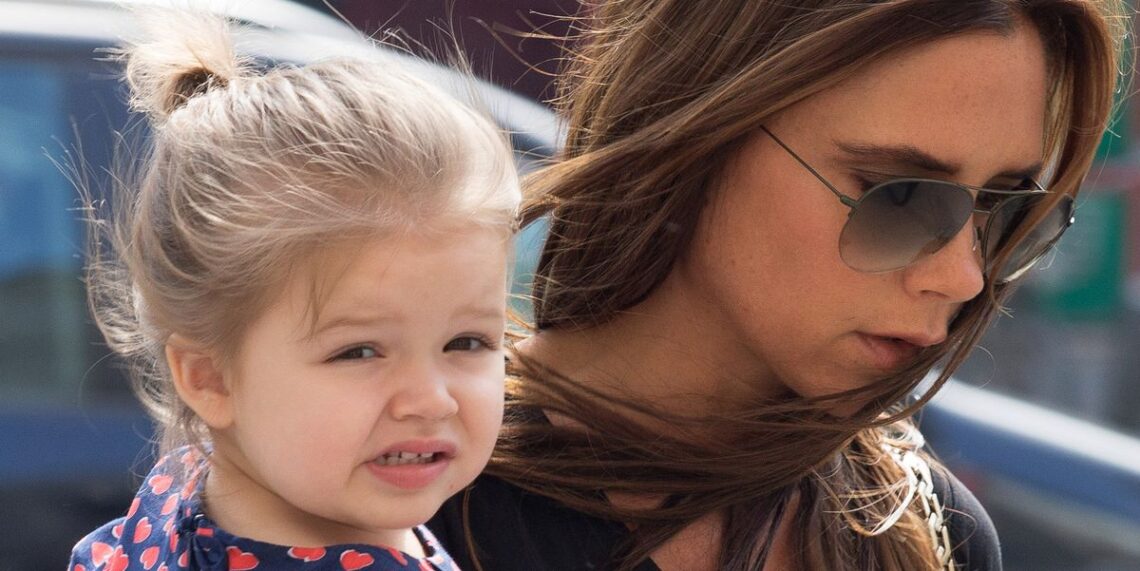 See Victoria Beckham’s Rare Old Photo of Daughter Harper on Easter