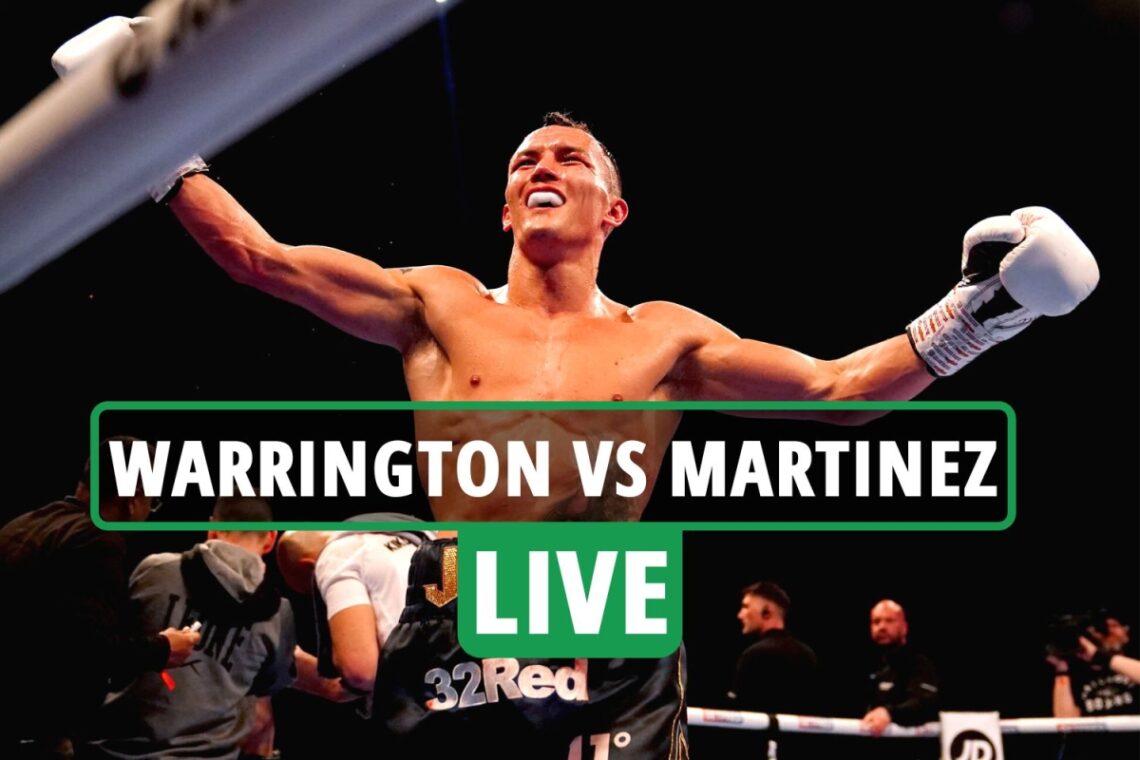 Kiko Martinez vs Josh Warrington LIVE RESULTS: Warrington stuns Spaniard with TKO victory in seventh