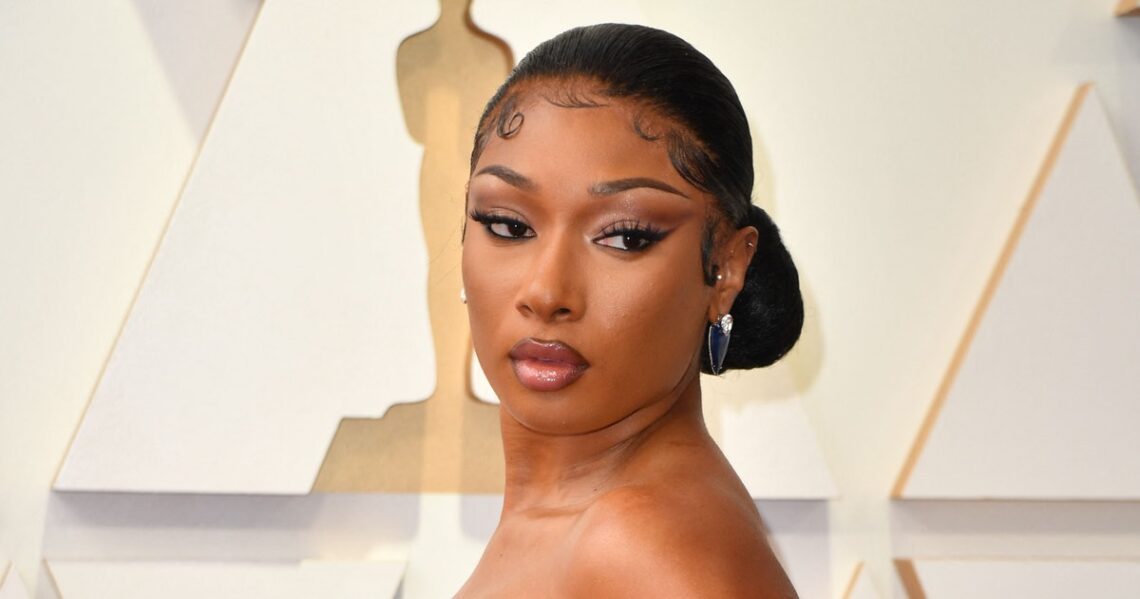 Megan Thee Stallion’s 2022 Oscars Look Came With A Thigh-High Slit