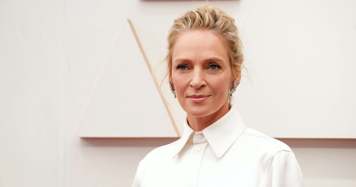 Uma Thurman’s Oscar Look Paid Homage To Mia Wallace