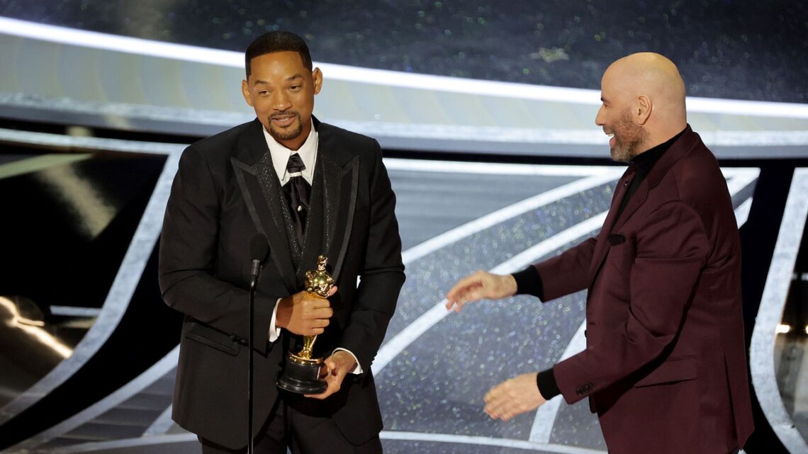 Will Smith Wins Best-Actor Oscar, Shortly After Slapping Chris Rock