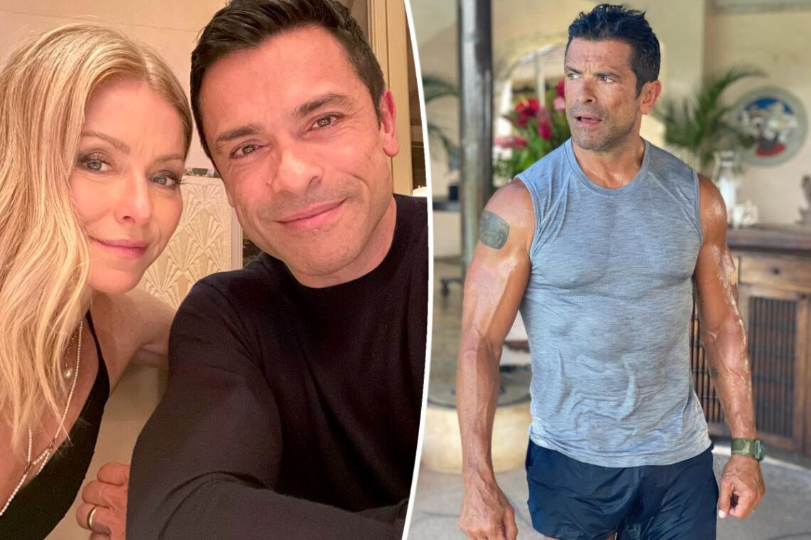 Kelly Ripa: Mark Consuelos’ clothes don’t fit because he’s too ‘jacked’