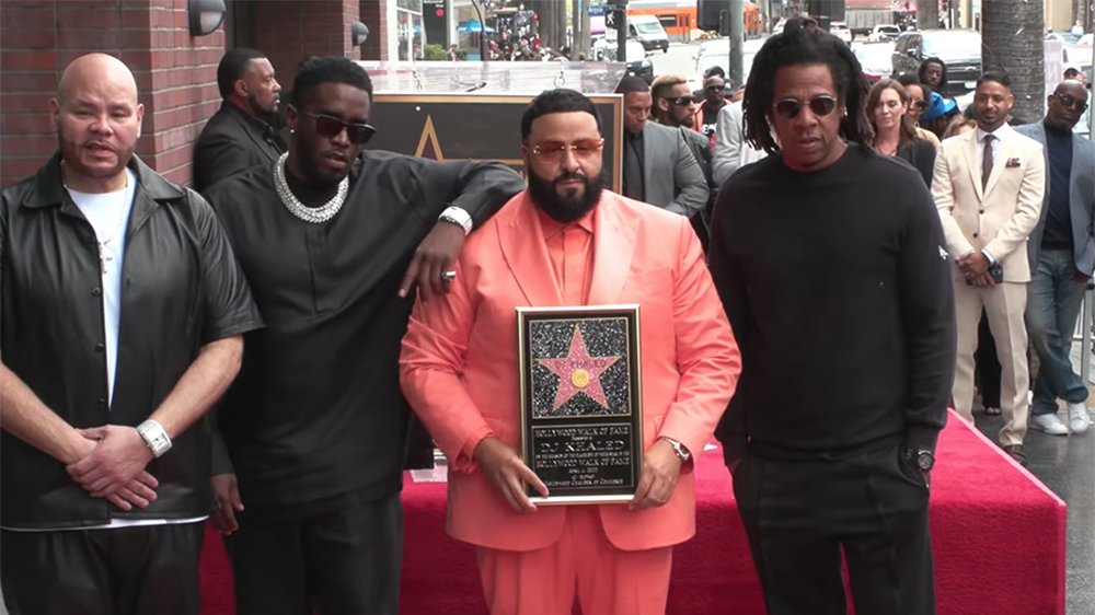 Jay-Z, Diddy, Fat Joe, Teyana Taylor Turn Out for DJ Khaled’s Hollywood Walk of Fame Star Dedication Ceremony