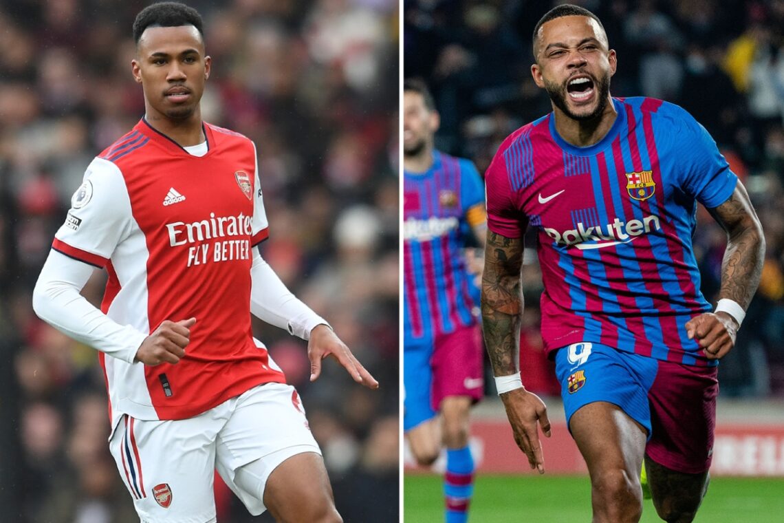 Barcelona want Arsenal star Gabriel and offer up three players including Memphis Depay to seal swap transfer