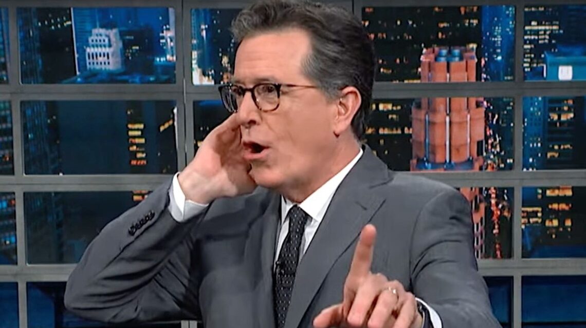 Stephen Colbert Does Double Duty In Pun-Filled Scoop On Presidential Poop