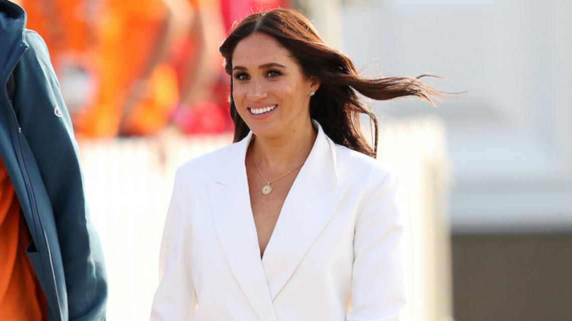 Meghan Markle Wears White Valentino Suit to 2022 Invictus Games