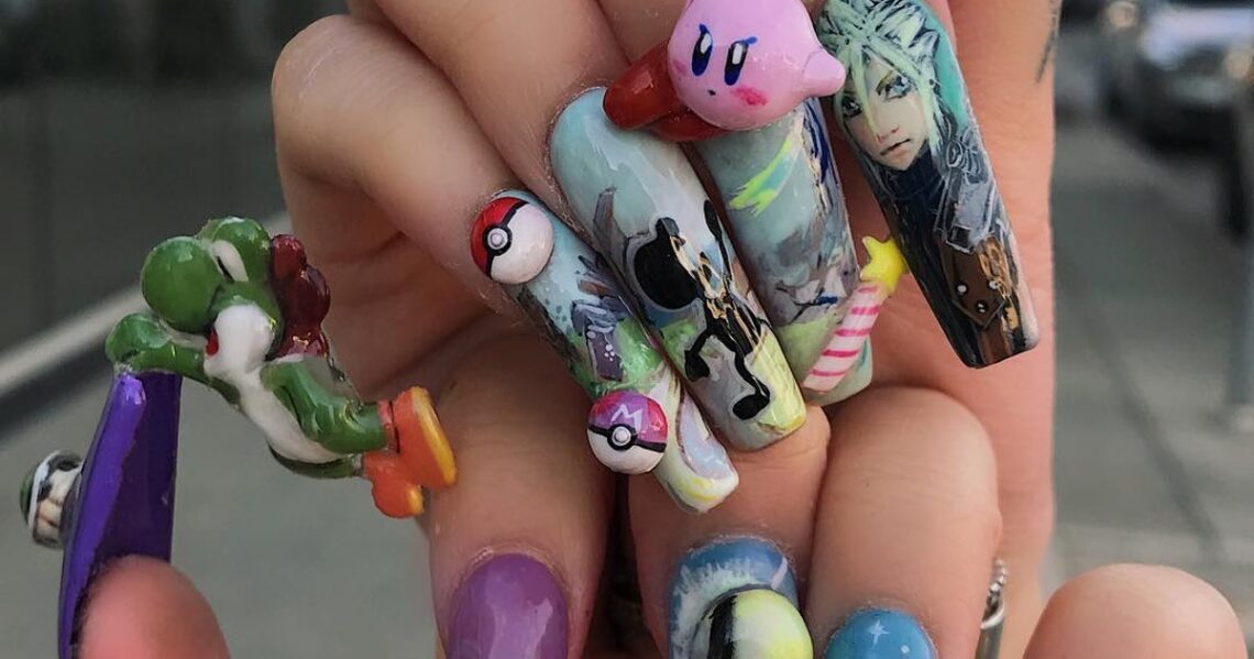 8 Nail Art Ideas For Anime Lovers