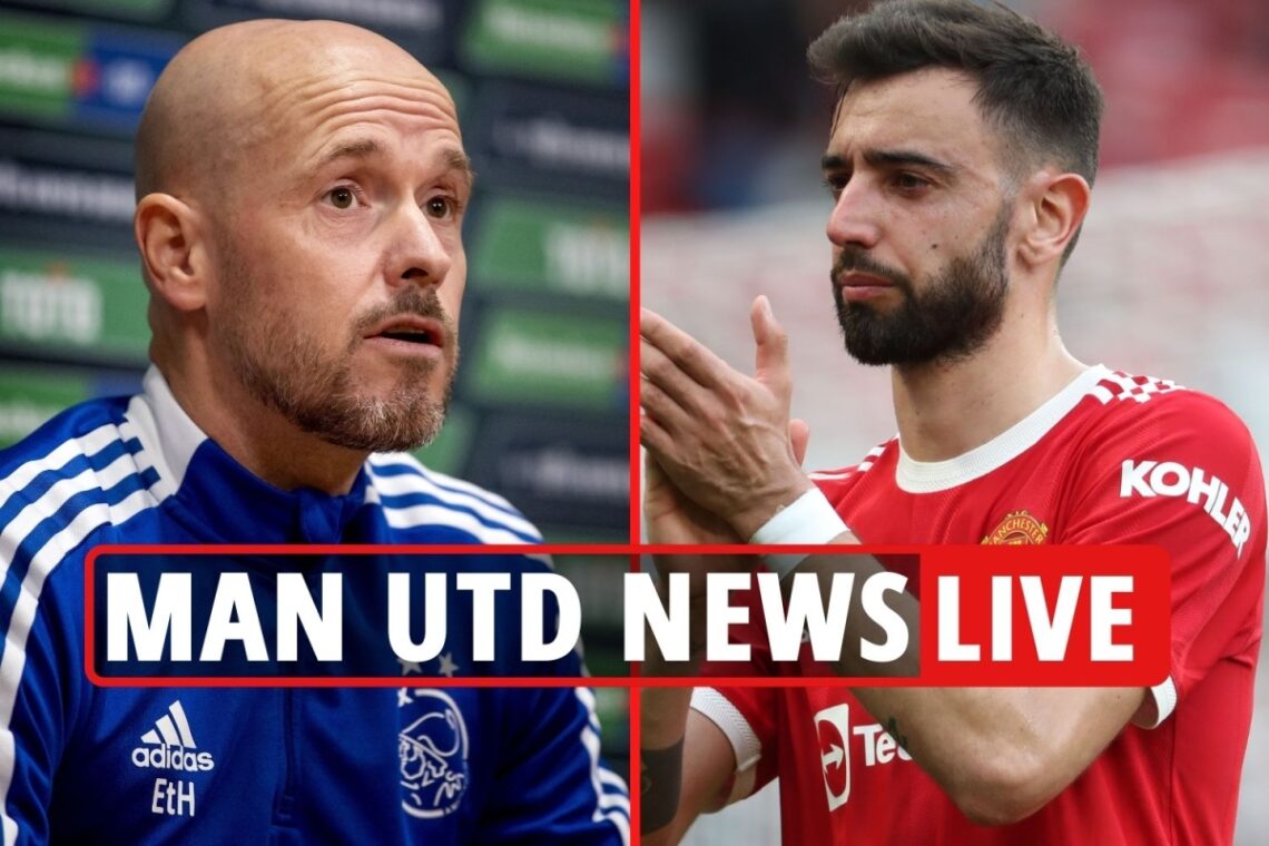 Man Utd news LIVE: Bruno Fernandes horror car crash on way to training, Ten Hag CONFIRMED by Ajax chief, Ronaldo LATEST