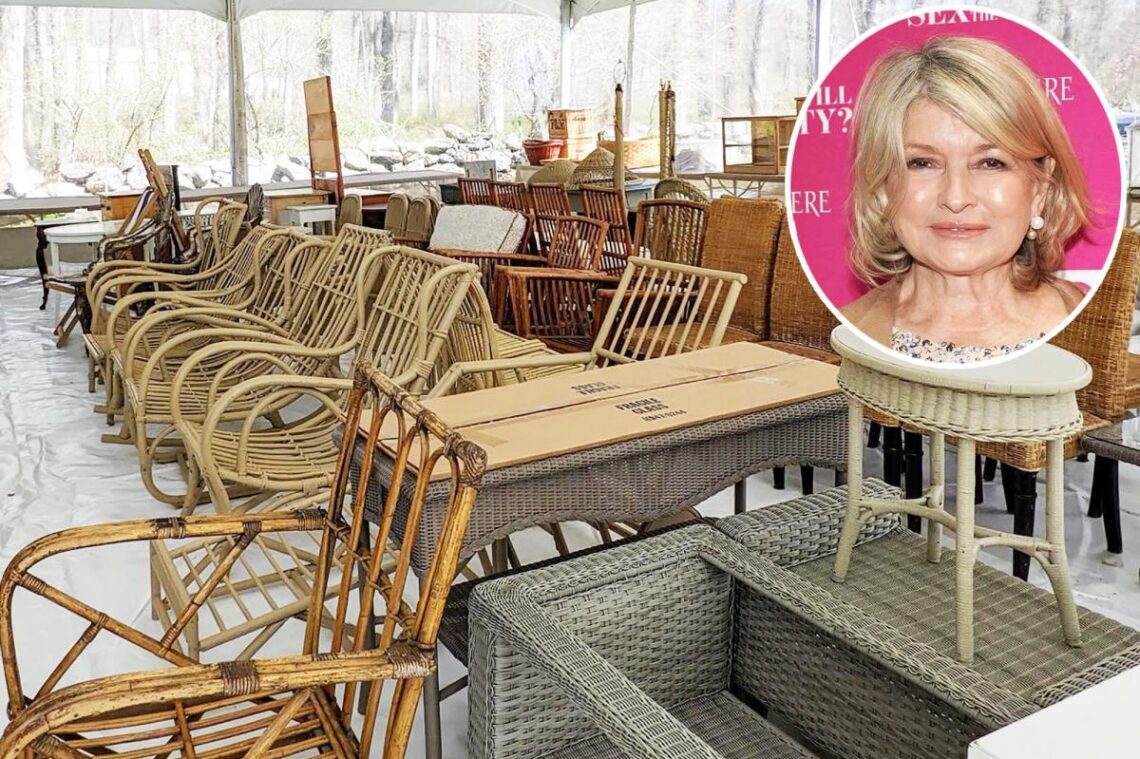 Martha Stewart selling $250 tickets to a charitable ‘tag sale’ at her tony Westchester farm