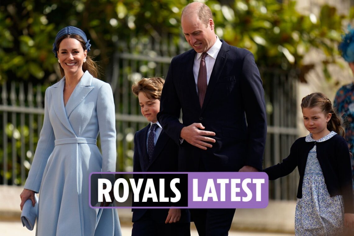 Prince William and Kate step up on Easter Sunday as fears grow for Queen’s health after service miss