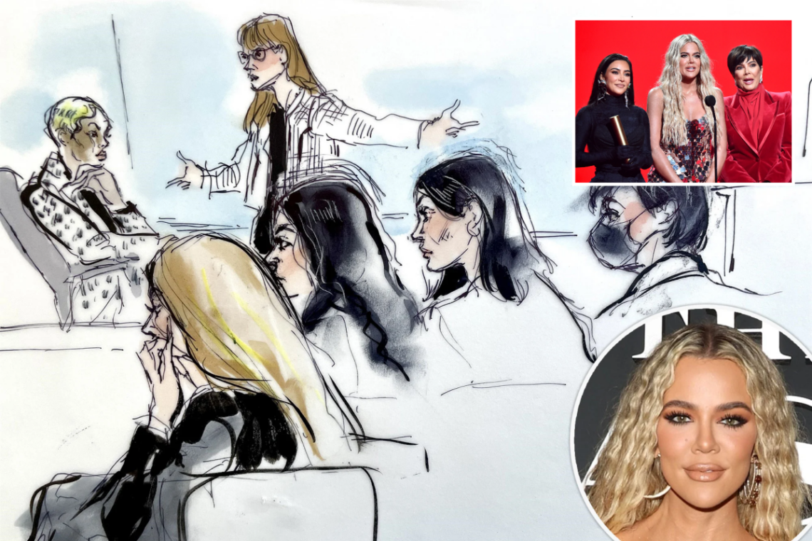 Kardashians visibly annoyed by sex tape comments during jury selection
