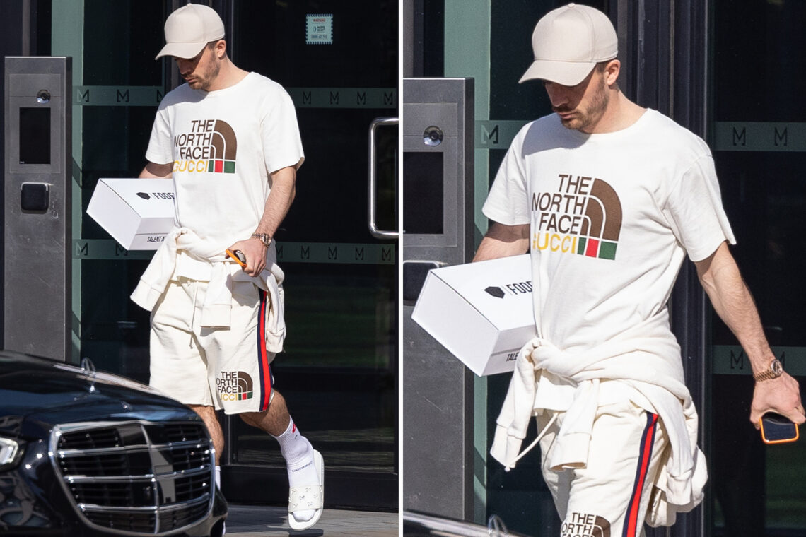 Jack Grealish heads to Man City training in head-to-toe Gucci including £300 slides after seven-figure fashion deal