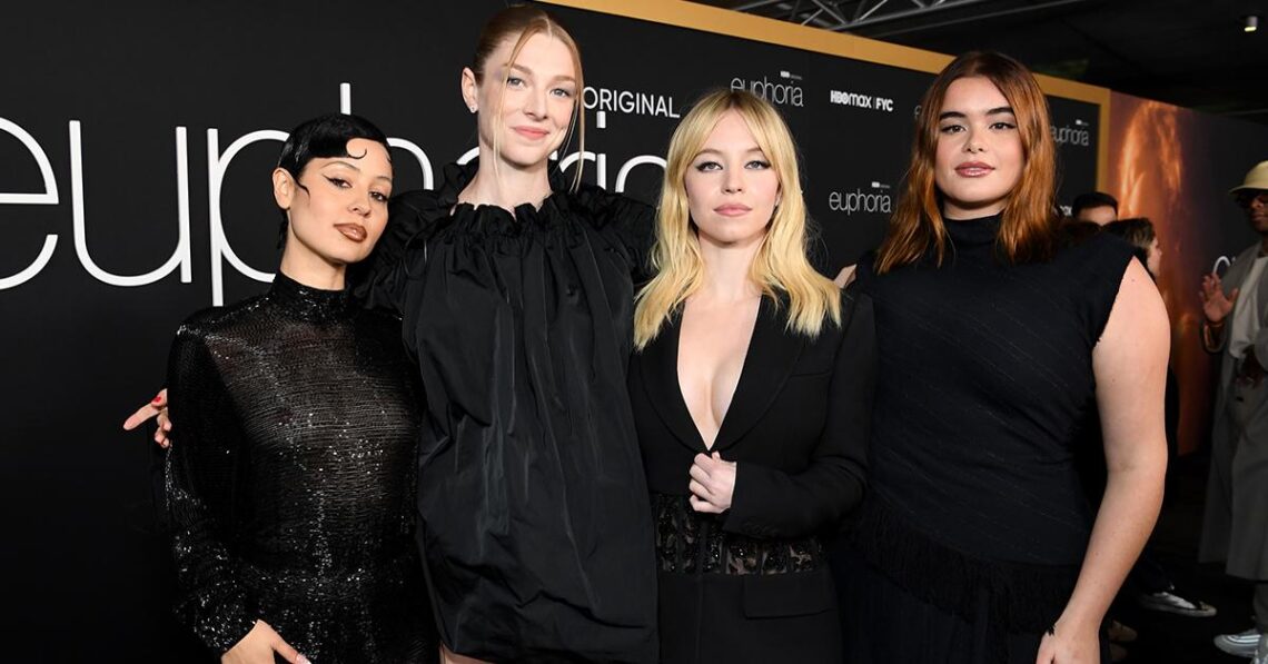 Feeling Pretty: How Euphoria Stars Used Texture To Reinvent The Little Black Dress –– Get The Look