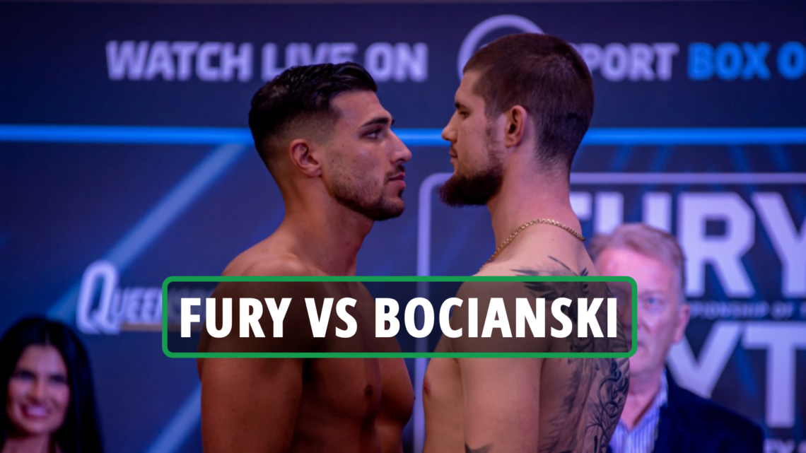 Tommy Fury vs Daniel Bocianski: UK start time, live stream, TV channel for Tyson Fury vs Dillian Whyte undercard fight