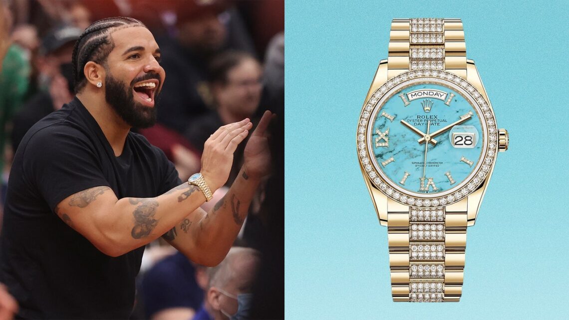 Drake Gets in on the Tiffany-Blue Dial Trend