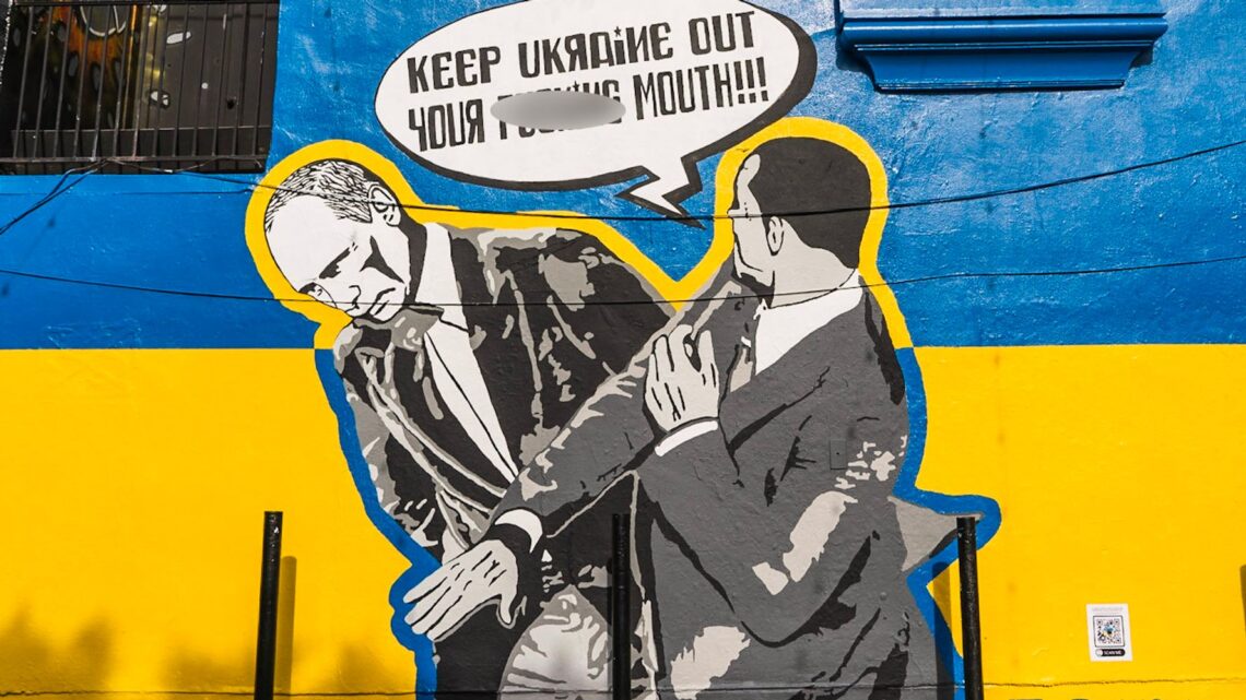 Will Smith Slaps Vladimir Putin Sideways In New Pro-Ukraine Street Art In LA