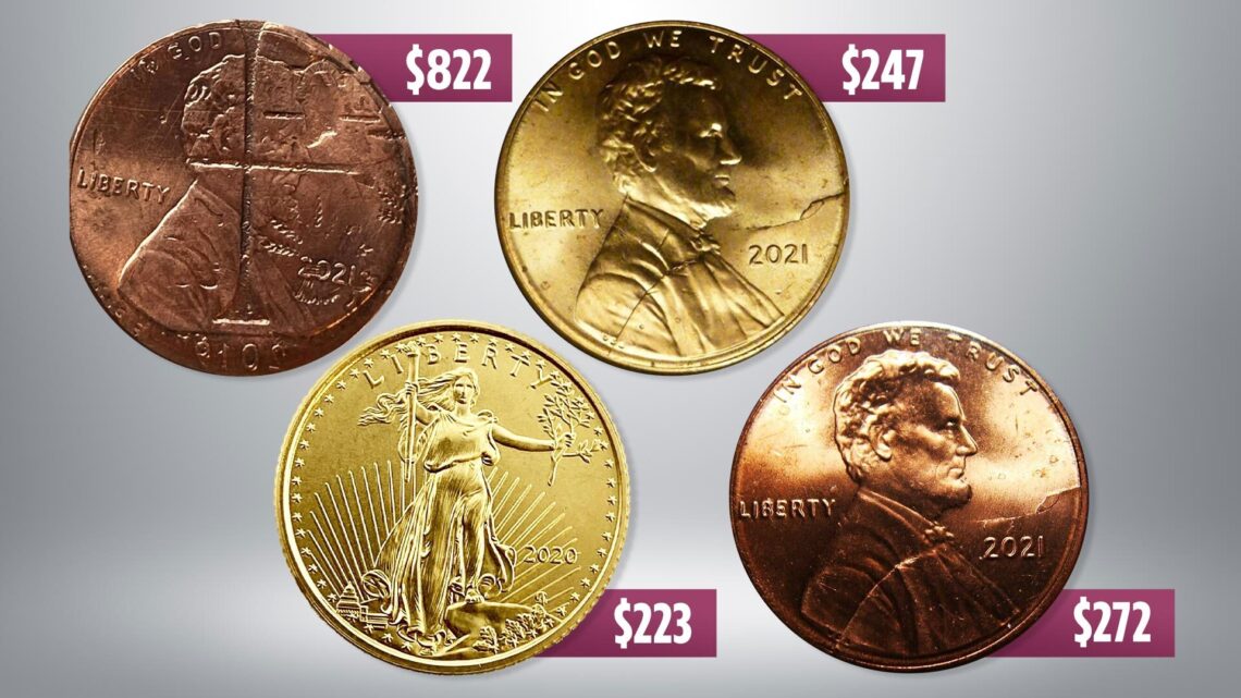 Most valuable coins minted after 2020 including Lincoln pennies that sell for up to $822