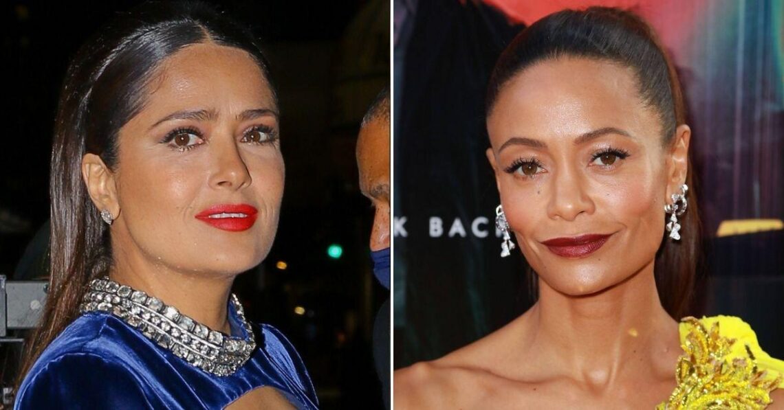 Salma Hayek Seen On The Set Of ‘Magic Mike 3’ Filling In For Thandiwe Newton As A Last Minute Substitution