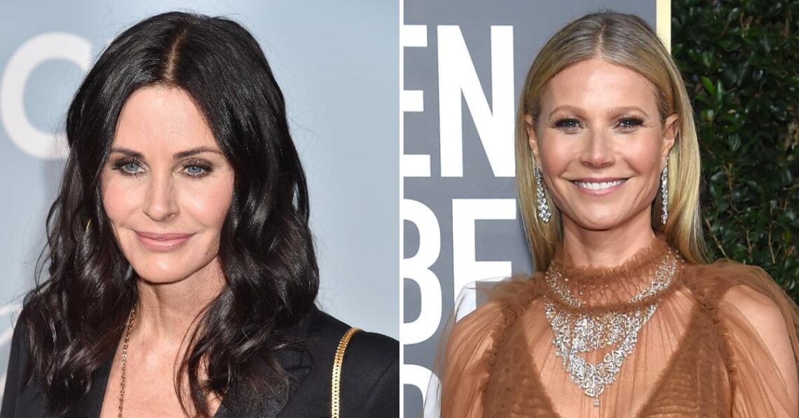 Courteney Cox, Gwyneth Paltrow & More Slim Celebs Who Donned Prosthetics Instead Of Packing On The Pounds