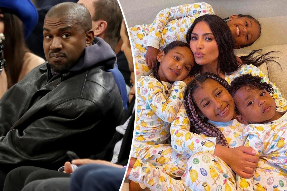Kanye West raps his family is ‘in danger’ when he’s not home