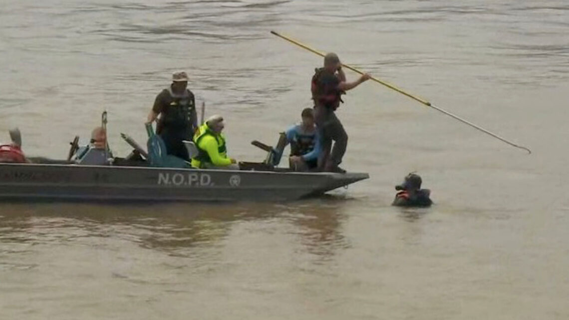 Heroic football player, 15, swept into Mississippi River after he tried to save girlfriend, 14, & her 8-year-old sister