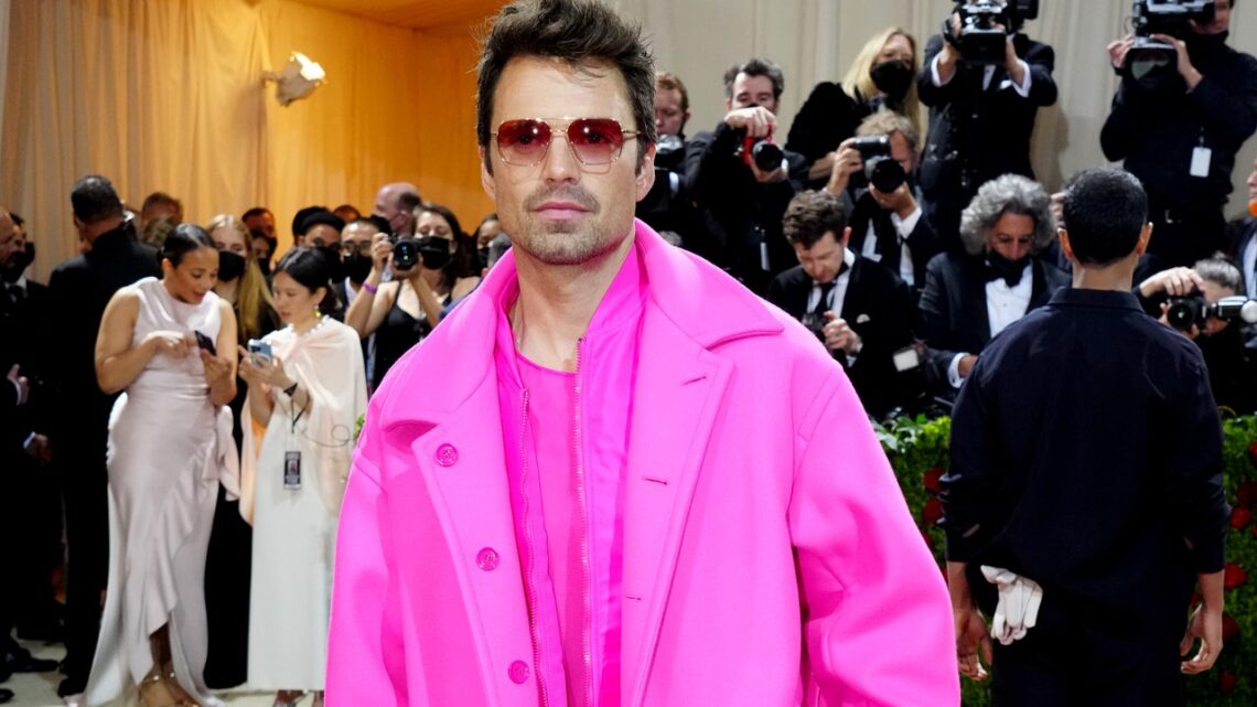 Sebastian Stan’s All-Pink Outfit Might Not Exactly Hit the Met Gala Theme But Who Cares When It Looks This Good?